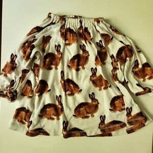 ❤️ 3/$15! Adorable Bunny Print Tunic Shirt And Pant Set